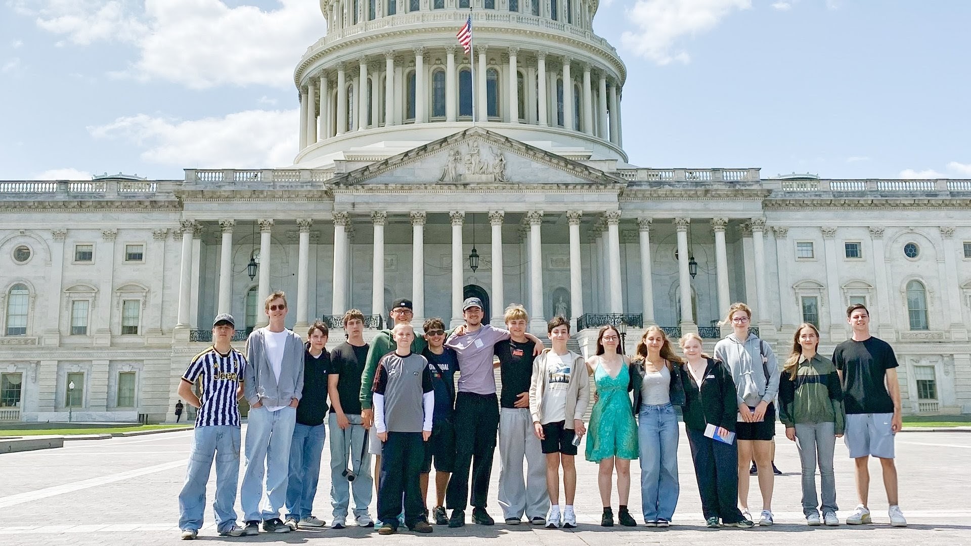 VDAC-Jugendliche am Capitol